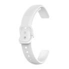 12mm Solid Color Silicone Watch Band(White) - 2