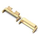 For Huawei Band 9 / 9 NFC 1 Pair Stainless Steel Metal Watch Band Connector(Gold) - 2