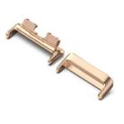 For Huawei Band 9 / 9 NFC 1 Pair Stainless Steel Metal Watch Band Connector(Rose Gold) - 2