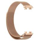 For Huawei Band 9 / 9 NFC Milanese Metal Watch Band(Rose Gold) - 3