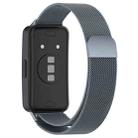 For Huawei Band 9 / 9 NFC Milanese Metal Watch Band(Space Grey) - 2