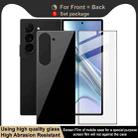 For Samsung Galaxy Z Fold6 imak Front Screen + Back Cover Tempered Glass Film, Phone Case Edition - 2