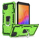 For Huawei Y5p Cool Armor PC + TPU Shockproof Case with 360 Degree Rotation Ring Holder(Green) - 1