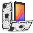 For Huawei Y5p Cool Armor PC + TPU Shockproof Case with 360 Degree Rotation Ring Holder(Silver) - 1