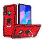 For Huawei Y7p Cool Armor PC + TPU Shockproof Case with 360 Degree Rotation Ring Holder(Red) - 1