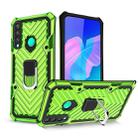 For Huawei Y7p Cool Armor PC + TPU Shockproof Case with 360 Degree Rotation Ring Holder(Green) - 1