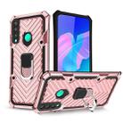 For Huawei Y7p Cool Armor PC + TPU Shockproof Case with 360 Degree Rotation Ring Holder(Rose Gold) - 1