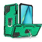 For Huawei P40 lite Cool Armor PC + TPU Shockproof Case with 360 Degree Rotation Ring Holder(Dark Green) - 1