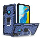 For Huawei P30 lite Cool Armor PC + TPU Shockproof Case with 360 Degree Rotation Ring Holder(Blue) - 1