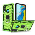 For Huawei P30 lite Cool Armor PC + TPU Shockproof Case with 360 Degree Rotation Ring Holder(Green) - 1