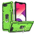 For OPPO A3s / A5 (AX5) Cool Armor PC + TPU Shockproof Case with 360 Degree Rotation Ring Holder(Green) - 1