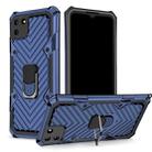 For OPPO Realme C11 Cool Armor PC + TPU Shockproof Case with 360 Degree Rotation Ring Holder(Blue) - 1