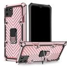 For OPPO Realme C11 Cool Armor PC + TPU Shockproof Case with 360 Degree Rotation Ring Holder(Rose Gold) - 1
