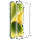 For iPhone 16 imak Shockproof Airbag TPU Phone Case(Transparent) - 1