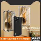 For iPhone 16 Pro Max imak Shockproof Airbag TPU Phone Case(Transparent) - 2