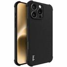 For iPhone 16 Pro Max imak Shockproof Airbag TPU Phone Case(Matte Black) - 1