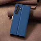 For Samsung Galaxy S24+ 5G Color Matching RFID Anti-theft Leather Phone Case(Blue) - 3