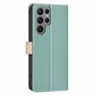 For Samsung Galaxy S25 Ultra 5G Color Matching RFID Anti-theft Leather Phone Case(Green) - 3