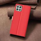 For Samsung Galaxy A25 5G Color Matching RFID Anti-theft Leather Phone Case(Red) - 3