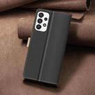 For Samsung Galaxy A33 Color Matching RFID Anti-theft Leather Phone Case(Black) - 3
