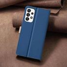 For Samsung Galaxy A53 5G Color Matching RFID Anti-theft Leather Phone Case(Blue) - 3