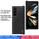 For Samsung Galaxy Z Fold6 imak Ruiyi Series Carbon Fiber PU + PC Phone Case - 2