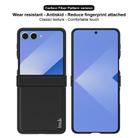 For Samsung Galaxy Z Flip7 5G imak Ruiyi Series Carbon Fiber PU + PC Phone Case - 3