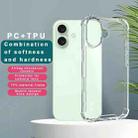 For iPhone 16 IMAK Space Shield PC + TPU Airbag Shockproof Phone Case(Transparent) - 2