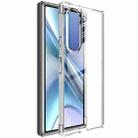 For Samsung Galaxy Z Fold6 IMAK Space Shield PC + TPU Airbag Shockproof Phone Case(Transparent) - 1