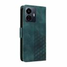 For vivo Y77 5G / iQOO Z6 Lite Global Embossed Rhombus Starry Leather Phone Case(Green) - 3