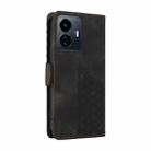 For vivo Y77 5G / iQOO Z6 Lite Global Embossed Rhombus Starry Leather Phone Case(Black) - 3