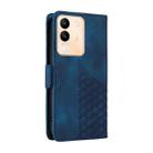 For vivo Y200 / V29E Global Embossed Rhombus Starry Leather Phone Case(Blue) - 3