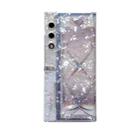 For Honor Magic V Purse Pearlescent Shell Texture Phone Case(White) - 1