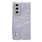 For Honor Magic Vs2 Pearlescent Shell Texture Phone Case(White) - 1