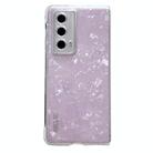 For Honor Magic Vs2 Pearlescent Shell Texture Phone Case(Pink) - 1