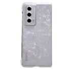 For Honor Magic Vs2 Pearlescent Shell Texture Phone Case(Beige) - 1