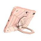 For iPad Air 11 2024 Spider Turntable Handle Stress Relief Tablet Case(Rose Gold) - 2