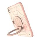 For iPad Air 11 2024 Spider Turntable Handle Stress Relief Tablet Case(Rose Gold) - 3