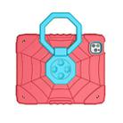 For iPad Pro 11 2022 / 2021 / 2020 Spider Turntable Handle Stress Relief Tablet Case(Red Blue) - 3