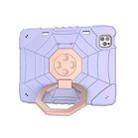 For iPad Pro 11 2022 / 2021 / 2020 Spider Turntable Handle Stress Relief Tablet Case(Purple Gold) - 2