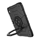 For iPad 10th Gen 10.9 2022 Spider Turntable Handle Stress Relief Tablet Case(Black) - 3