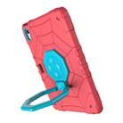 For iPad 10th Gen 10.9 2022 Spider Turntable Handle Stress Relief Tablet Case(Red Blue) - 3