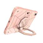 For iPad 10th Gen 10.9 2022 Spider Turntable Handle Stress Relief Tablet Case(Rose Gold) - 2