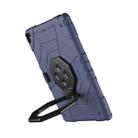 For iPad 10.2 2021 / 2020 / 2019 Spider Turntable Handle Stress Relief Tablet Case(Navy Blue Black) - 3