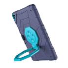 For iPad 10.2 2021 / 2020 / 2019 Spider Turntable Handle Stress Relief Tablet Case(Navy Blue Blue) - 3