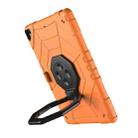 For iPad 10.2 2021 / 2020 / 2019 Spider Turntable Handle Stress Relief Tablet Case(Orange Black) - 3