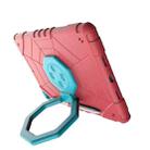 For iPad 10.2 2021 / 2020 / 2019 Spider Turntable Handle Stress Relief Tablet Case(Red Blue) - 2