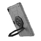 For iPad 10.2 2021 / 2020 / 2019 Spider Turntable Handle Stress Relief Tablet Case(Grey Black) - 3