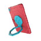 For iPad 9.7 2018 / Air / Air 2 Spider Turntable Handle Stress Relief Tablet Case(Red Blue) - 3