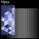 For HMD Vibe 10pcs 0.26mm 9H 2.5D Tempered Glass Film - 1